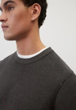 Marc O'Polo RUNDHALS REGULAR - Strickpullover - Black -Marc OPolo Geschaft ab08d963a6624d99ad599b94dff83be3