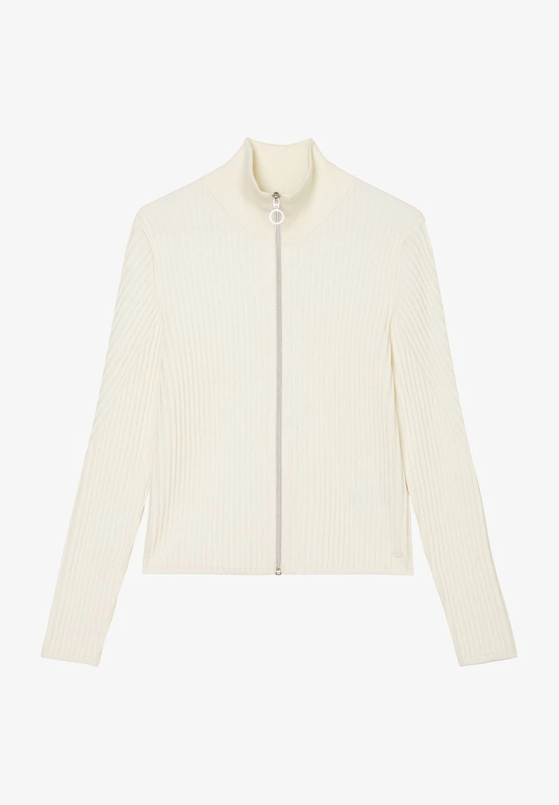 Marc O'Polo DENIM STEHKRAGEN-MIT ZIPPER CROPPED AUS SOF - Strickjacke - Navy Teal 6 Marc O'Polo DENIM STEHKRAGEN-MIT ZIPPER CROPPED AUS SOF - Strickjacke - Navy Teal – Bild 4