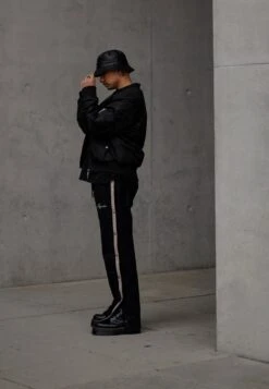 Marc O'Polo DENIM JACKET PADDED ZIPPER - Bomberjacke - Black -Marc OPolo Geschaft ad1455c79aae4a579e1dda8b6eaa4359