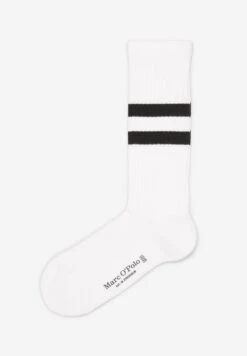 Marc O'Polo MIT SPORTIVEN STREIFEN - Socken - White Black -Marc OPolo Geschaft ad19c26e4e4247e6ab1611cf2cec32a4