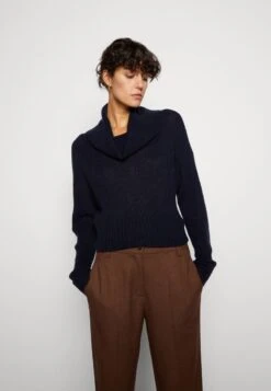 Marc O'Polo STRAIGHT LEG HIGH RISE CROPPED LENGTH - Stoffhose - Dark Walnut -Marc OPolo Geschaft ad9e0c31a08a4d5e933cbe21e6b589cd