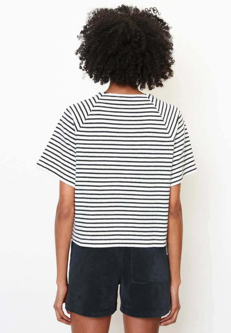 Marc O'Polo GESTREIFTES FROTTEE-KURZARM REGULAR AUS - T-Shirt Print - Multi Deep Blue Sea 5 Marc O'Polo GESTREIFTES FROTTEE-KURZARM REGULAR AUS - T-Shirt Print - Multi Deep Blue Sea – Bild 3