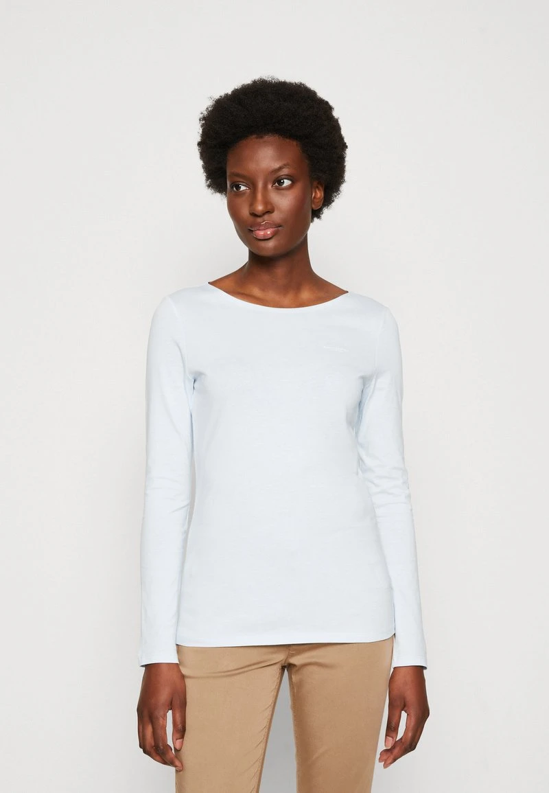 Marc O'Polo LONG SLEEVE ROUND NECK SOLID - Langarmshirt - Spring Sky 3 Marc O'Polo LONG SLEEVE ROUND NECK SOLID - Langarmshirt - Spring Sky