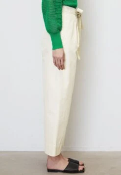 Marc O'Polo BARREL MIT GÜRTEL - Stoffhose - Chalky Sand -Marc OPolo Geschaft b171a13862a14abcad982aa485650130