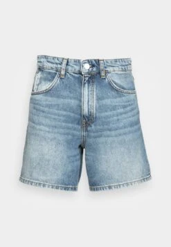 Marc O'Polo DENIM HIGH WAIST BERMUDA LENGTH - Jeans Shorts - Multi/vintage Mid Blue -Marc OPolo Geschaft b2e0b27c6a574e868740775f53744210