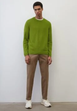 Marc O'Polo RUNDHALS REGULAR - Strickpullover - Cargo Khaki -Marc OPolo Geschaft b37dc60c7e024ca2a38393e18d34ce3c