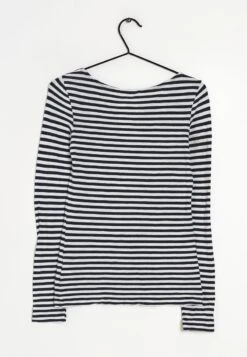 Marc O'Polo Langarmshirt - Black White -Marc OPolo Geschaft b53d793003224ec0b6310b2c0c5f3148