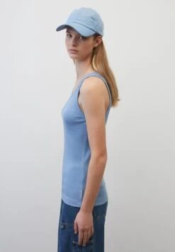 Marc O'Polo DENIM MIT FEINER - Top - Soft Sky Blue -Marc OPolo Geschaft b56e2c208a224a8c8c5ab1e4dfcaad71