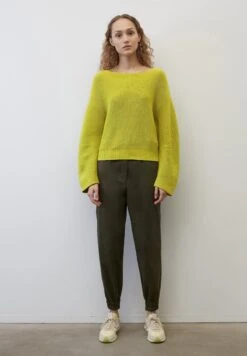 Marc O'Polo U-Boot Mit Statement-Ärmeln Cropped Aus Hea - Strickpullover - Lime Green -Marc OPolo Geschaft b5c9a41c644e426d9103e27a3f4ef35d