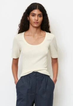 Marc O'Polo AUS ORGANIC - T-Shirt Basic - Soft Taupe