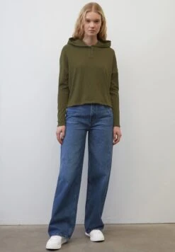 Marc O'Polo DENIM WIDE CROPPED - Kapuzenpullover - Dakota Shadow -Marc OPolo Geschaft b63a7c0002ee489d805ecd129ab34841