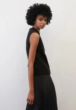 Marc O'Polo SLEEVELESS ROUND NECK - Strickpullover - Black -Marc OPolo Geschaft b831e2513dcb44c787279f830e2aafff