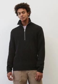Marc O'Polo TROYER AUS REINER - Strickpullover - Black