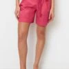 Marc O'Polo HIGH RISE PLEATS BELT - Shorts - Dahlia Pink -Marc OPolo Geschaft b90db810c1c041329bc53c405707a071