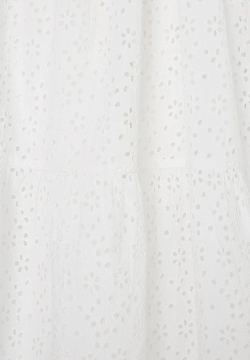 Marc O'Polo BRODERIE-ANGLAISE AUS SOFTEM - Freizeitkleid - White Cotton 5 Marc O'Polo BRODERIE-ANGLAISE AUS SOFTEM - Freizeitkleid - White Cotton – Bild 3