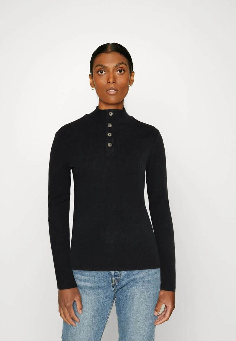 Marc O'Polo DENIM PLACKET - Langarmshirt - Black 3 Marc O'Polo DENIM PLACKET - Langarmshirt - Black