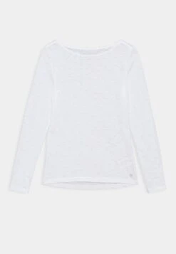 Marc O'Polo LONG SLEEVE BOAT NECK - Langarmshirt - White