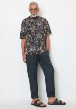 Marc O'Polo MIT FLORALEM ALLOVER-PRINT - T-Shirt Print - Dark Navy -Marc OPolo Geschaft bbec3d8eec6c438c9f0f1207e0eba80b