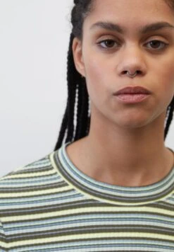 Marc O'Polo DENIM GESTREIFTES LONGSLEEVE MIT TROMPETENÄRMELN AUS - Langarmshirt - Multi Dakota Shadow -Marc OPolo Geschaft beb7a6cad2c24470b95a03bfb466a293