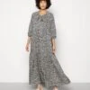 Marc O'Polo CAPSULE DRESS MAXI TIERED STYLE DETAILED NECKLINE SLEEVE - Maxikleid - Multi -Marc OPolo Geschaft becd6dbc7f84480a87ce777b225178cd
