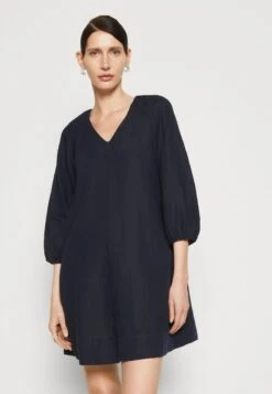 Marc O'Polo DRESS SHORT LENGTH A LINE FEMININE NECKLINE - Freizeitkleid - Deep Blue Sea -Marc OPolo Geschaft bf82207f91c84050959731bf56909c04