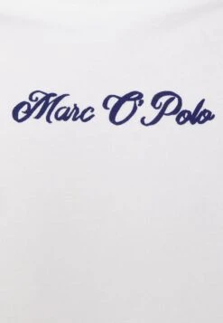 Marc O'Polo SHORT SLEEVE PRINTED ARTWORK AT CHESTRIBBED NECK TRI - T-Shirt Basic - White -Marc OPolo Geschaft c0548d4b348a454c993befc0dcd091ee