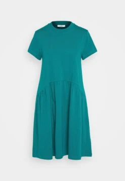 Marc O'Polo DENIM DRESS STYLE HEAVY RAW RUFFLES - Jerseykleid - Green -Marc OPolo Geschaft c07408398b3b436eb096eed9a324d362