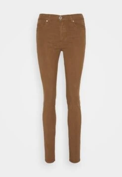 Marc O'Polo 5 POCKET HIGH WAIST SKINNY FIT REGULAR LENGTH - Stoffhose - Earthy Brown -Marc OPolo Geschaft c09b1afb5b8c495d93edcce1ec08ac7a