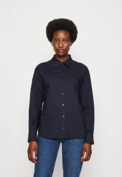 Marc O'Polo BOYFRIEND OVERSIZE AUS PAPER-TOUCH - Hemdbluse - Deep Blue Sea -Marc OPolo Geschaft c0aee80e8bc44286bf8c81a5e75b80d2