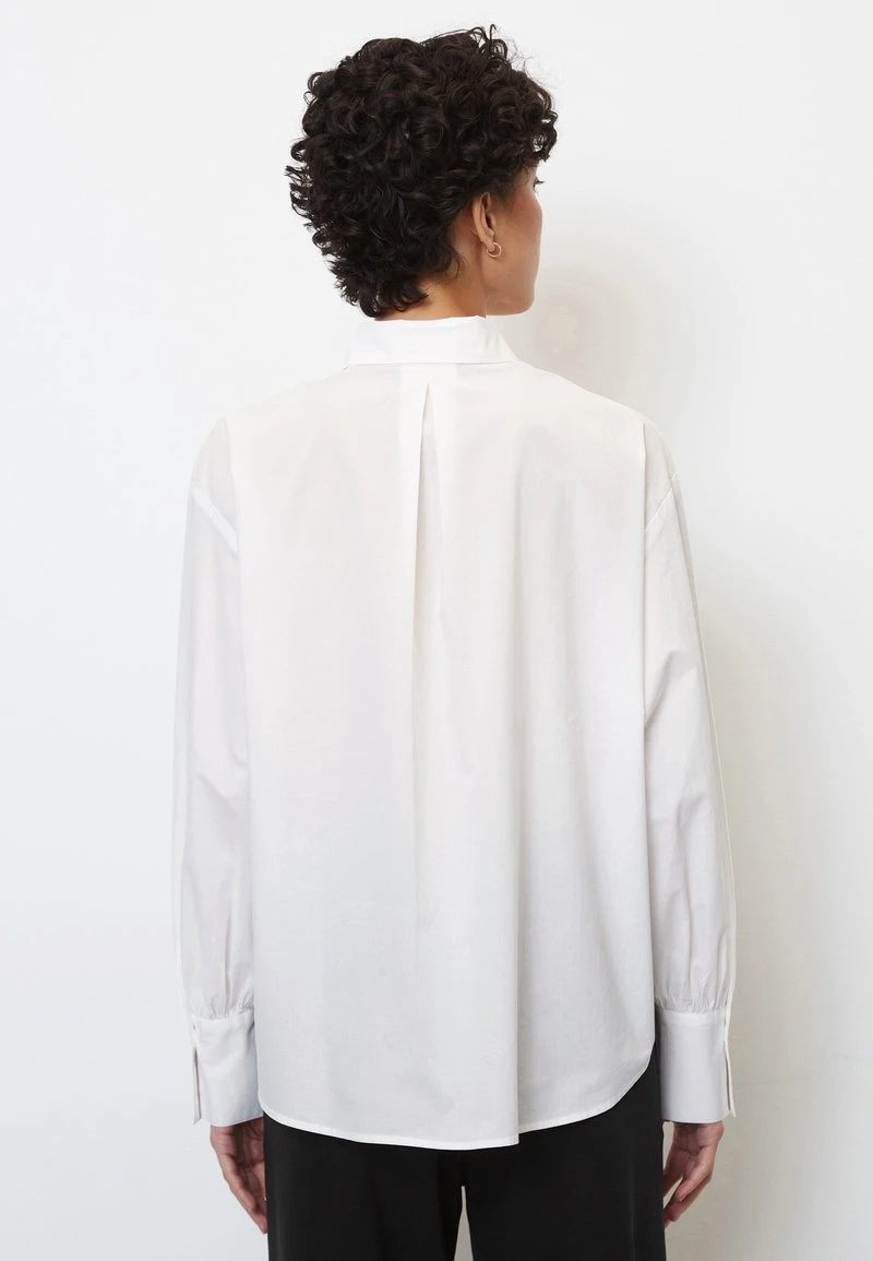 Marc O'Polo MIT VOLUMENÄRMELN AUS POPELLINE - Hemdbluse - White 5 Marc O'Polo MIT VOLUMENÄRMELN AUS POPELLINE - Hemdbluse - White – Bild 3