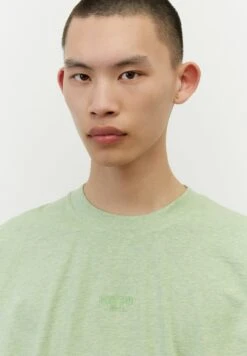 Marc O'Polo DENIM SHORT SLEEVE RELAXED - T-Shirt Basic - Gossip Green Melange -Marc OPolo Geschaft c150a6cd3fe64d5a88706630f8643c53