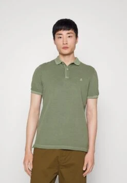 Marc O'Polo SHORT SLEEVE, COLLAR AND CUFFS, SLITS AT HEM - Poloshirt - Olive -Marc OPolo Geschaft c17af3d7139942b9962cb7ed0e6c4cd3 1