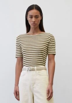 Marc O'Polo T-Shirt Print - Multi Earthy Brown