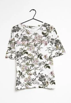 Marc O'Polo T-Shirt Print - White, Dark Green, Light Pink