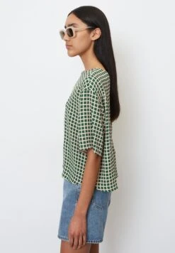 Marc O'Polo DENIM SHORT SLEEVE - Bluse - Multi Blue -Marc OPolo Geschaft c593fa03458b45139244e8aa9945d3f6