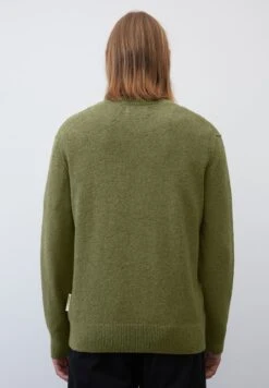 Marc O'Polo RUNDHALS IN SOMMERLICHEM BOUCLÉ - Strickpullover - Olive -Marc OPolo Geschaft c67bb10c2341452480acf92db9924a43