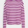 Marc O'Polo LONG SLEEVE ROUND NECK - Langarmshirt - Multi/purple Berry -Marc OPolo Geschaft c867df603aae450d9d706cd6ff275f52