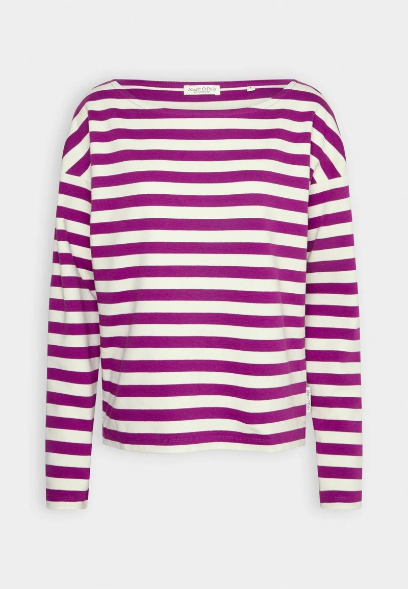 Marc O'Polo LONG SLEEVE ROUND NECK - Langarmshirt - Multi/purple Berry 3 Marc O'Polo LONG SLEEVE ROUND NECK - Langarmshirt - Multi/purple Berry