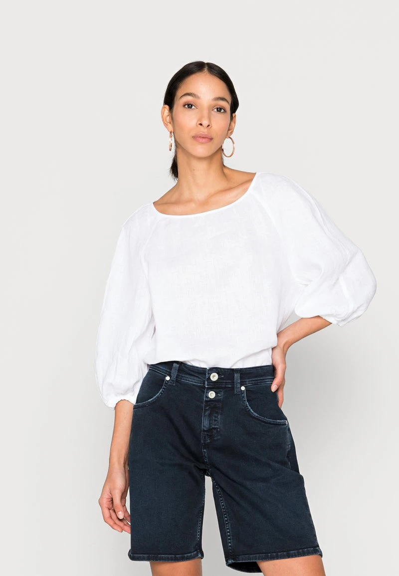 Marc O'Polo BLOUSE VOLUME SLEEVE CREW NECK - Bluse - White 8 Marc O'Polo BLOUSE VOLUME SLEEVE CREW NECK - Bluse - White – Bild 6