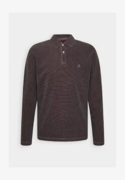 Marc O'Polo LONG SLEEVE - Poloshirt - Dark Navy -Marc OPolo Geschaft ce8f673f34da44fcb1052a5d4fe60f4d