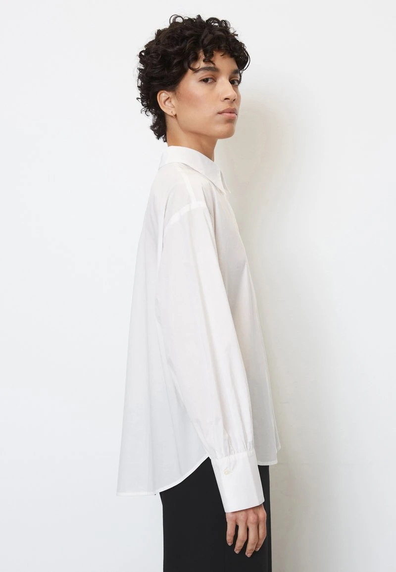 Marc O'Polo MIT VOLUMENÄRMELN AUS POPELLINE - Hemdbluse - White 7 Marc O'Polo MIT VOLUMENÄRMELN AUS POPELLINE - Hemdbluse - White – Bild 5