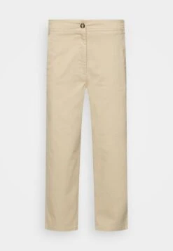 Marc O'Polo PANTS BANANA CUT ANKLE LENGTH HIGH RISE ATTACHED POCKETS - Stoffhose - Loose Sand -Marc OPolo Geschaft d157936cff2f40deb75a25e52f3149ea 2