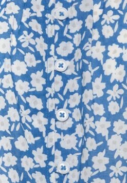 Marc O'Polo DENIM SHORT SLEEVE ROUND NECK - Bluse - Mediterranean Blue -Marc OPolo Geschaft d23d7c8ed60e4fa8a69f3c4ef5732a10