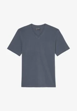 Marc O'Polo V-NECK- REGULAR AUS REINER BIO - T-Shirt Basic - Dark Navy -Marc OPolo Geschaft d41a9ece310a48dd9cdcded0ec5980cc