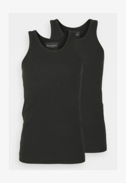 Marc O'Polo ICONIC RIB 2 PACK TANK TOP - Unterhemd/-shirt - Black/black -Marc OPolo Geschaft d7df42a226a54d058d199f53bacdf446