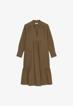 Marc O'Polo MIT GERAFFTEN DETAILS - Freizeitkleid - Earthy Brown -Marc OPolo Geschaft d8437672073643159d6ea0060994277d