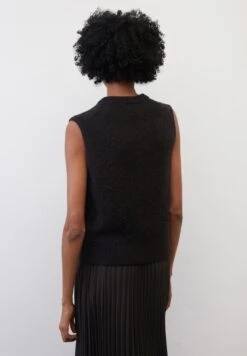 Marc O'Polo SLEEVELESS ROUND NECK - Strickpullover - Black -Marc OPolo Geschaft d868bb5864c74fa6879b1454dd495bea