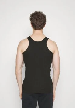 Marc O'Polo ICONIC RIB 2 PACK TANK TOP - Unterhemd/-shirt - Black/black -Marc OPolo Geschaft d9346ee80760486fb8a7aa615f2ef0f8