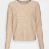 Marc O'Polo PULLOVER LONGSLEEVE ROUND NECK - Strickpullover - Frosty Sand Melange -Marc OPolo Geschaft d99e9a8cb4344bc082308cbb06870cae