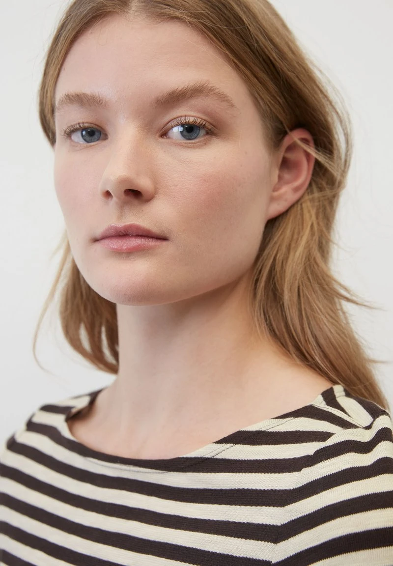 Marc O'Polo GESTREIFTES AUS - T-Shirt Print - Dark Brown 5 Marc O'Polo GESTREIFTES AUS - T-Shirt Print - Dark Brown – Bild 3